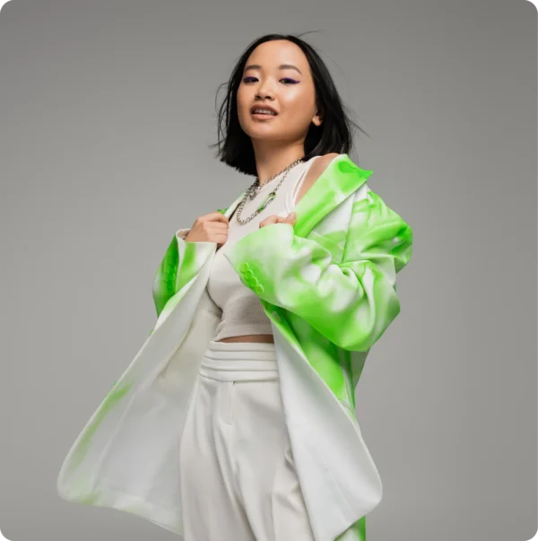 Green Marble  Blazer - Image 4