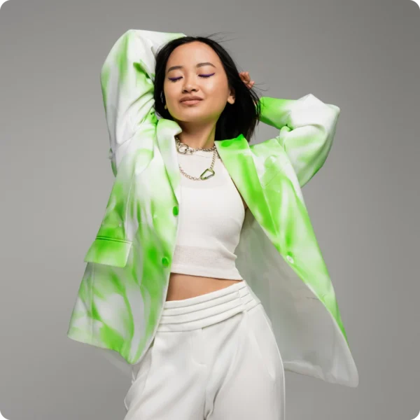 Green Marble  Blazer - Image 5