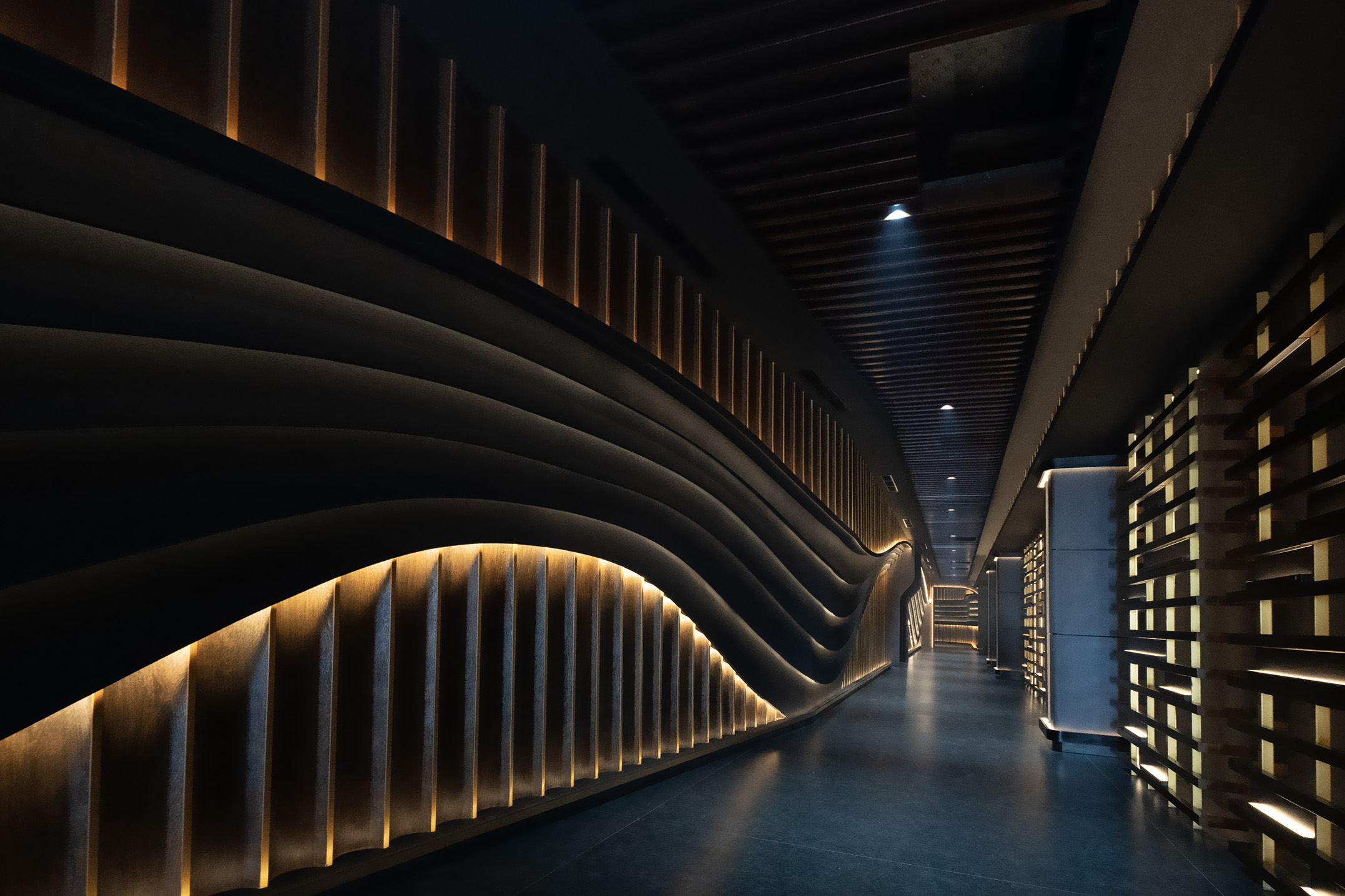 Hallway of NOYA night club
