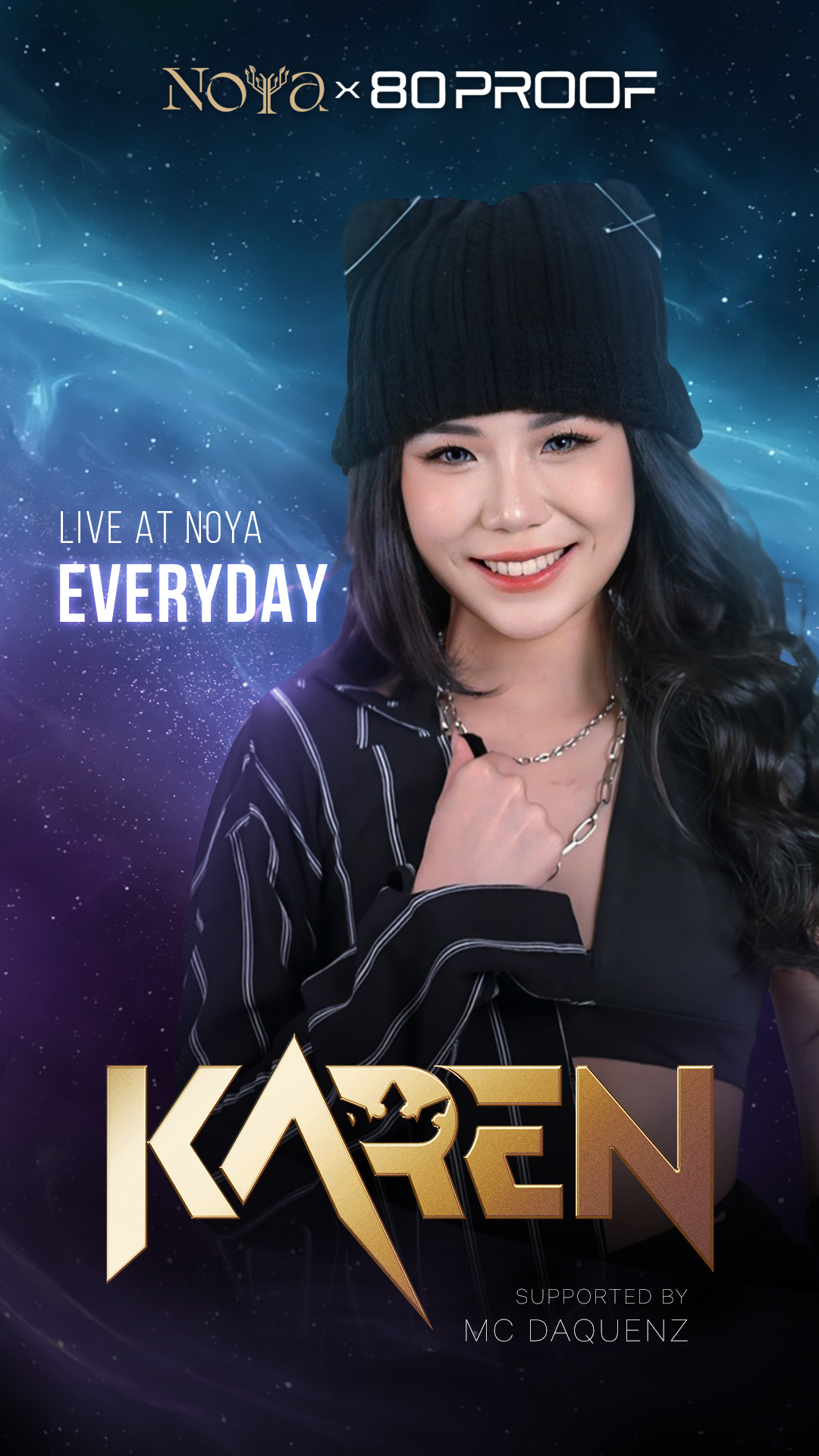 DJ Karen performing live at NOYA