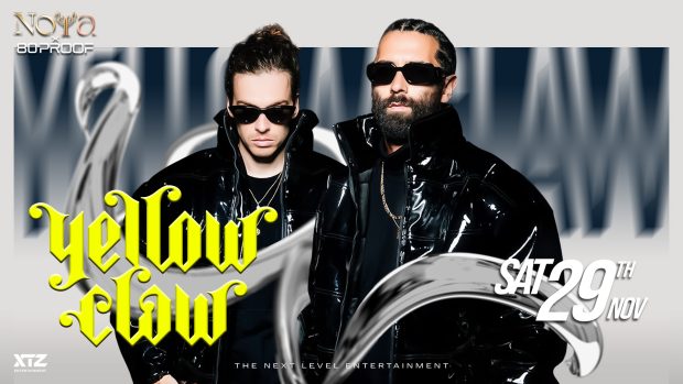 Yellow Claw performing live at NOYA x 80 Proof nightclub event