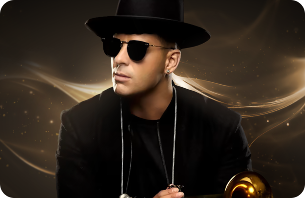 Timmy Trumpet performing live at NOYA x 80 Proof nightclub event