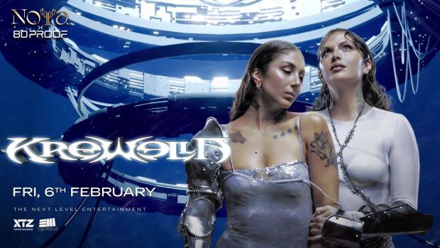 KREWELLA performing live at NOYA x 80 Proof nightclub event