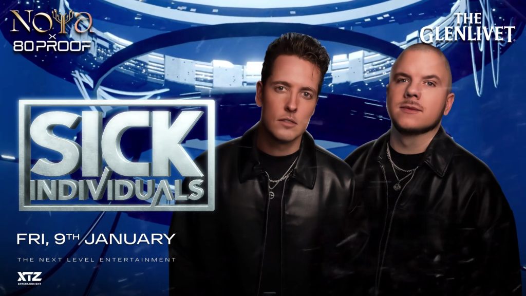 SICK INDIVIDUALS performing live at NOYA x 80 Proof nightclub event