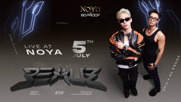 BEAUZ performing live at NOYA x 80 Proof nightclub event