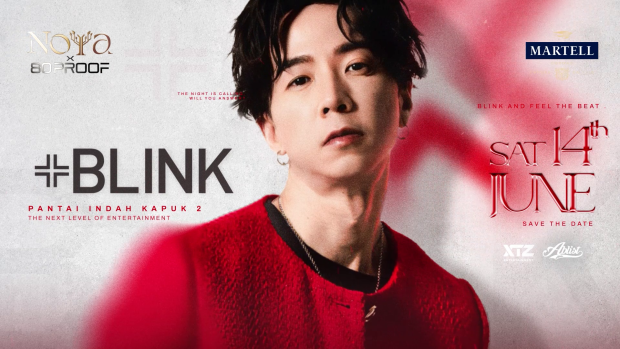 Blink performing live at NOYA x 80 Proof nightclub event