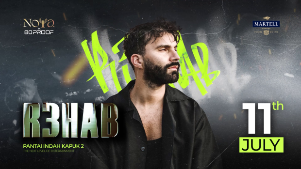 R3HAB performing live at NOYA x 80 Proof nightclub event