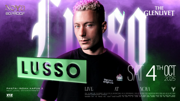 LUSSO performing live at NOYA x 80 Proof nightclub event